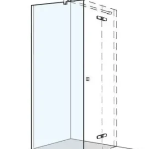 Acheter Direct Paroi latérale Koralle S500 Plus Silver polish Verre clair Duschguard